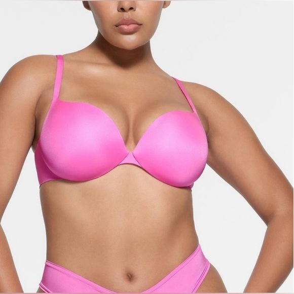 Skims FITS EVERYBODY SUPER PUSH-UP BRA | COLOR: NEON ORCHID | NEW/NWOT!!🩷🩷 - Picture 4 of 7